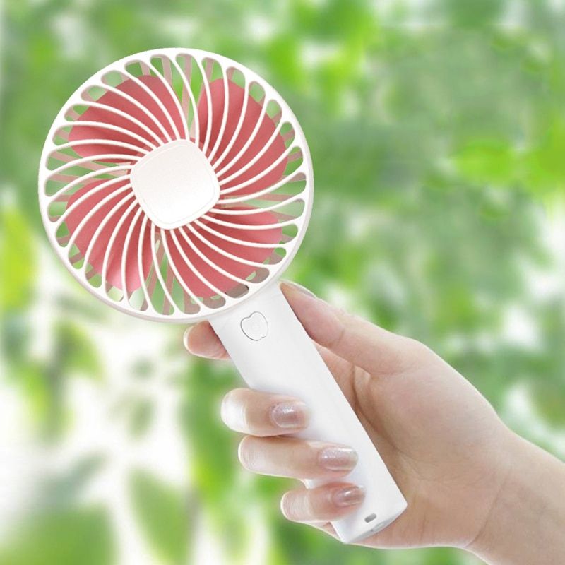Portable Hand Held Fan Office Desktop Multifunctional Folding Double Headed Small Electric Fan With A Neck Lanyard