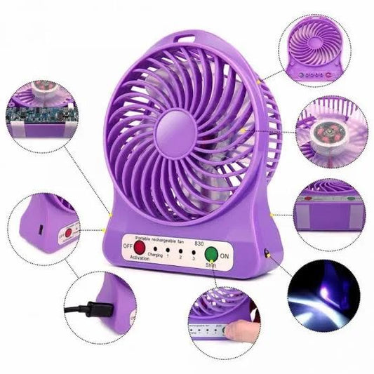 Portable Mini Fan Usb Charging rechargable battery